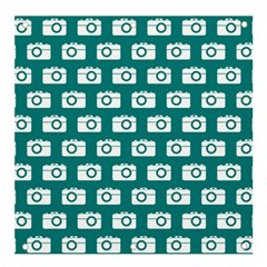 Modern Chic Vector Camera Illustration Pattern Banner And Sign 4  X 4  by GardenOfOphir
