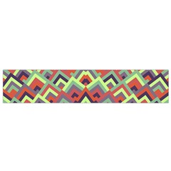 Trendy Chic Modern Chevron Pattern Small Premium Plush Fleece Scarf by GardenOfOphir