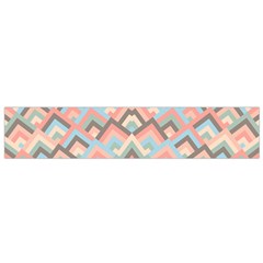 Trendy Chic Modern Chevron Pattern Small Premium Plush Fleece Scarf by GardenOfOphir