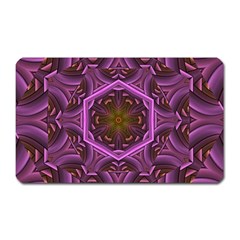 Rosette Mosaic Kaleidoscope Abstract Background Magnet (rectangular) by Jancukart