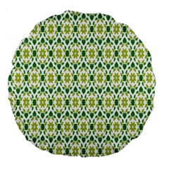 Leaf - 01 Large 18  Premium Round Cushions by nateshop