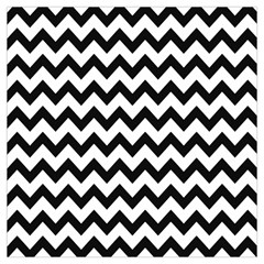 Black And White Chevron Lightweight Scarf  by GardenOfOphir