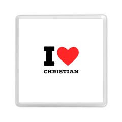 I Love Christian Memory Card Reader (square) by ilovewhateva
