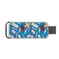 Medicine Pattern Portable Usb Flash (one Side) by SychEva