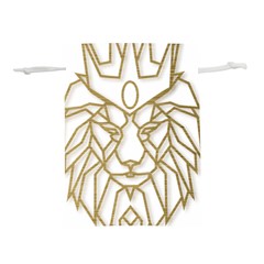 Lion Face Wildlife Crown Lightweight Drawstring Pouch (s) by Semog4