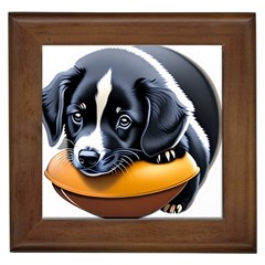 Dog Animal Cute Pet Puppy Pooch Framed Tile by Semog4