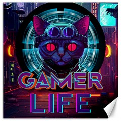 Gamer Life Canvas 12  X 12  by minxprints