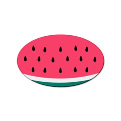 Watermelon Fruit Pattern Sticker Oval (100 Pack) by Semog4