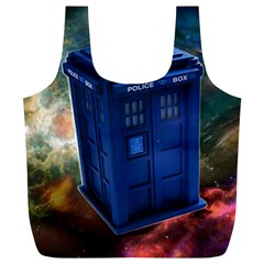 The Police Box Tardis Time Travel Device Used Doctor Who Full Print Recycle Bag (xl) by Semog4