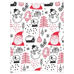 Christmas Themed Seamless Pattern Back Support Cushion by Semog4