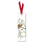 Cat Playing The Violin Art Small Book Marks Front