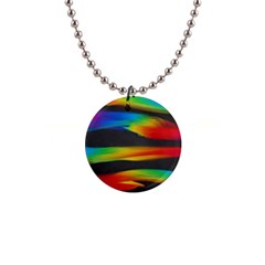 Colorful Background 1  Button Necklace by Semog4