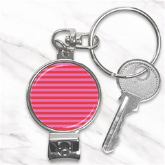 Stripes-striped-design-pattern Nail Clippers Key Chain by Semog4