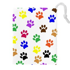 Pawprints-paw-prints-paw-animal Drawstring Pouch (5xl) by Semog4