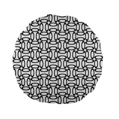 Ellipse-pattern-ellipse-dot-pattern Standard 15  Premium Flano Round Cushions by Semog4