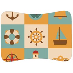 Nautical Elements Collection Velour Seat Head Rest Cushion by Semog4