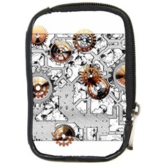 Gears Movement Machine Compact Camera Leather Case by Semog4