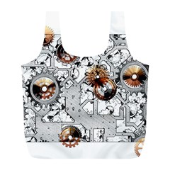Gears Movement Machine Full Print Recycle Bag (l) by Semog4