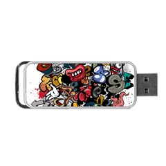Mural Graffiti Paint Portable Usb Flash (one Side) by Salman4z