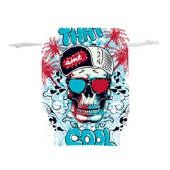 That Cool Graffiti Skull Lightweight Drawstring Pouch (l) by Salman4z