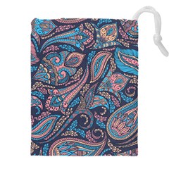 Background Ornament Paisley Drawstring Pouch (5xl) by Salman4z