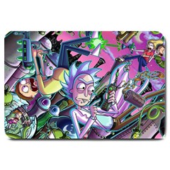 Rick And Morty Time Travel Ultra Large Doormat by Salman4z