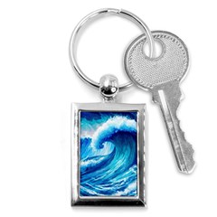 Tsunami Tidal Wave Ocean Waves Sea Nature Water 3 Key Chain (rectangle) by Jancukart