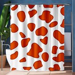 Orange Cow Dots Shower Curtain 60  x 72  (Medium)  60 x72  Curtain