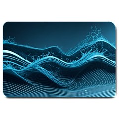 Technology Computer Background (1) Large Doormat by Simbadda