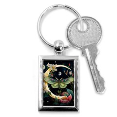 Flower Mot Moon Star Planet Key Chain (rectangle) by Simbadda