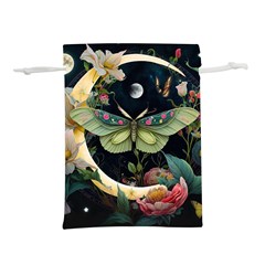 Flower Mot Moon Star Planet Lightweight Drawstring Pouch (l) by Simbadda