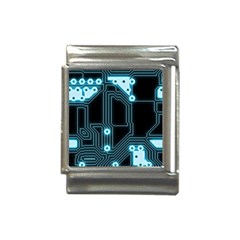A Completely Seamless Background Design Circuitry Italian Charm (13mm) by Amaryn4rt