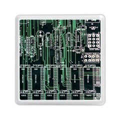 Printed Circuit Board Circuits Memory Card Reader (square) by Celenk