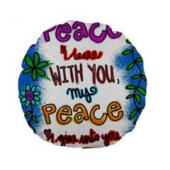 Christian Christianity Religion Standard 15  Premium Round Cushions by Celenk