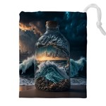 Fantasy People Mysticism Composing Fairytale Art 2 Drawstring Pouch (4XL) Front