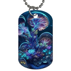 Fantasy People Mysticism Composing Fairytale Art 3 Dog Tag (two Sides) by Uceng