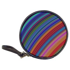 Multicolored Stripe Curve Striped Background Classic 20-cd Wallets by Uceng