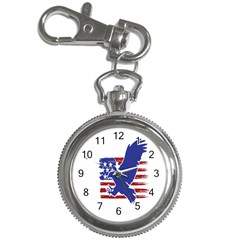 Usa Flag Eagle Symbol American Bald Eagle Country Key Chain Watches by Wegoenart
