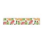 Vegetables Premium Plush Fleece Scarf (Mini) Back