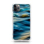 Waves Wave Water Blue Sea Ocean Abstract iPhone 11 Pro Max 6.5 Inch TPU UV Print Case Front