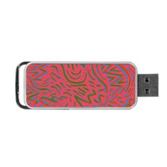 Pattern Saying Wavy Portable Usb Flash (one Side) by Salman4z