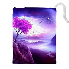 Fantasy World Drawstring Pouch (5xl) by Salman4z