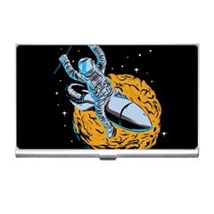 Astronaut Planet Space Science Business Card Holder by Salman4z