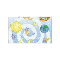 Science Fiction Outer Space Sticker Rectangular (100 Pack) by Salman4z