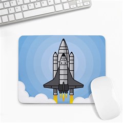 Rocket Shuttle Spaceship Science Small Mousepad by Salman4z