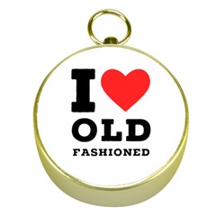 I Love Old Fashioned Gold Compasses by ilovewhateva
