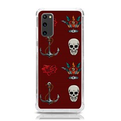 Tattoo-old-school-background-pattern Samsung Galaxy S20 6 2 Inch Tpu Uv Case by Salman4z