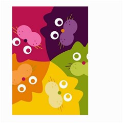 Colorful Cats Large Garden Flag (two Sides) by Sparkle