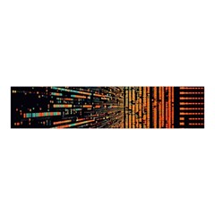 Data Abstract Abstract Background Background Velvet Scrunchie by Ravend