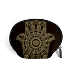 Hamsa-hand-drawn-symbol-with-flower-decorative-pattern Accessory Pouch (Small) Front